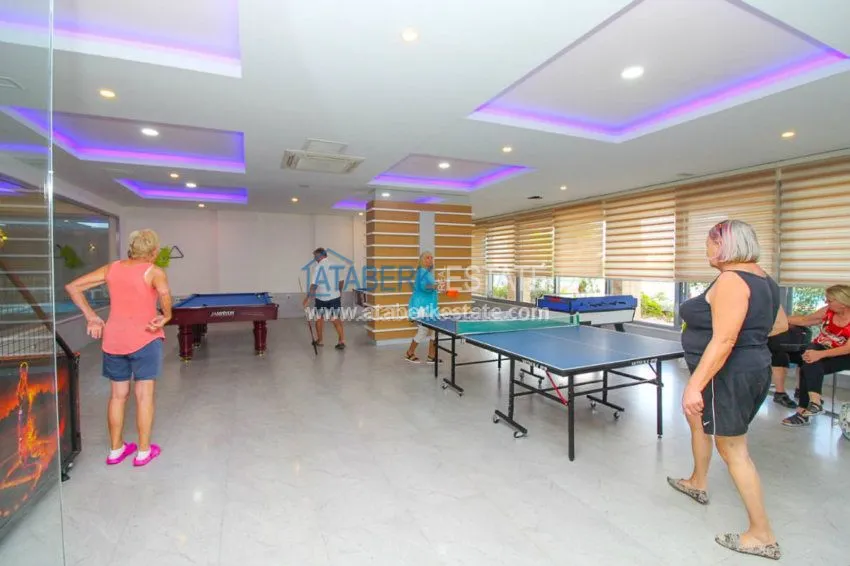 Furnished apartment on the Mediterranean coast in Oba 9 