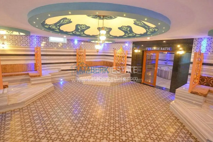 Furnished apartment on the Mediterranean coast in Oba 12 