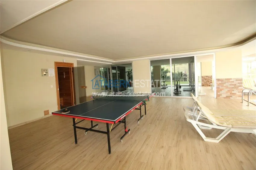 Furnished 1+1 apartment in Kestel 9 