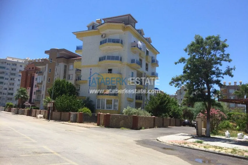 Меблированные апартаменты с двумя спальнями в районе Оба. 6 