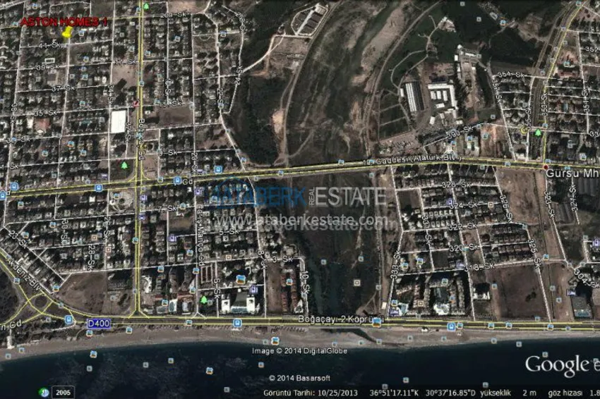 Beautiful complex from the developer in the center of Konyaalti 25 