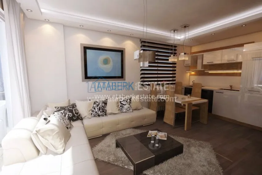 Солнечная квартира 2+1 в Махмутларе 6 