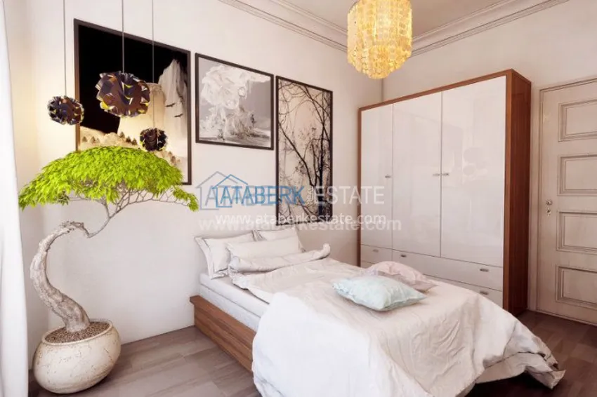 Солнечная квартира 2+1 в Махмутларе 8 