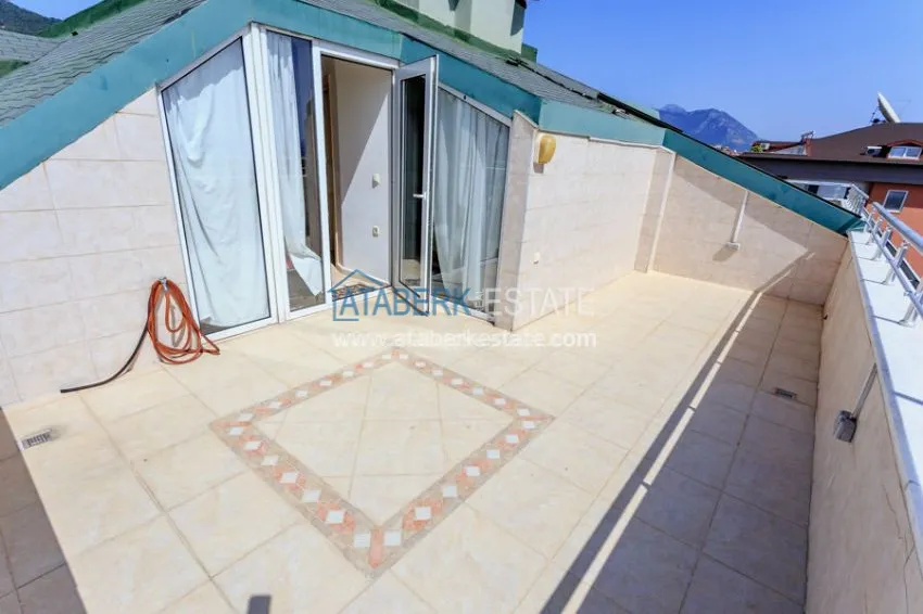 4+1 duplex with stunning views of the sea and the fortress in the center of Alanya 11 