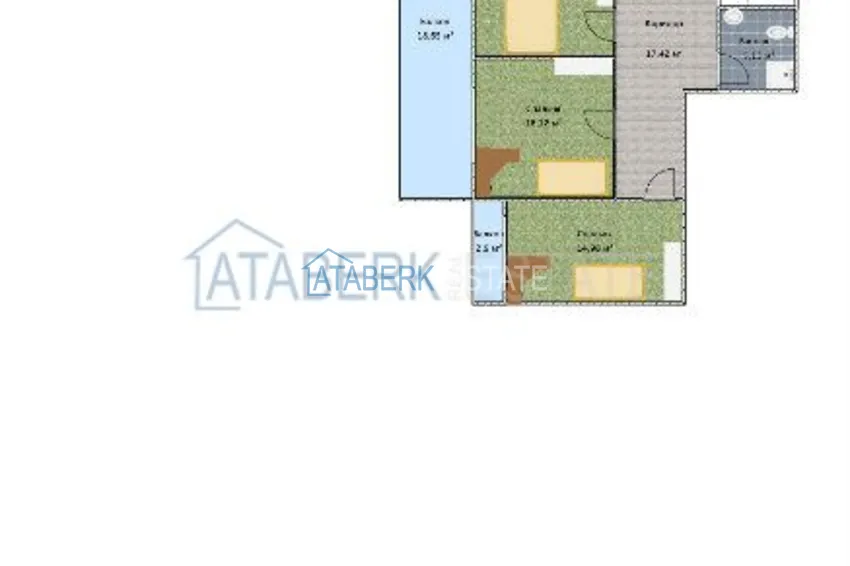 5+1 меблированый  пентхаус в Махмутларе 12 