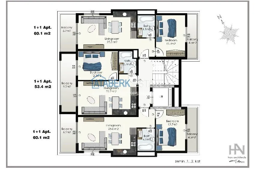 ТОРОПИТЕСЬ! Новый проект на стадии строительства на пляже Клеопатры! 15 