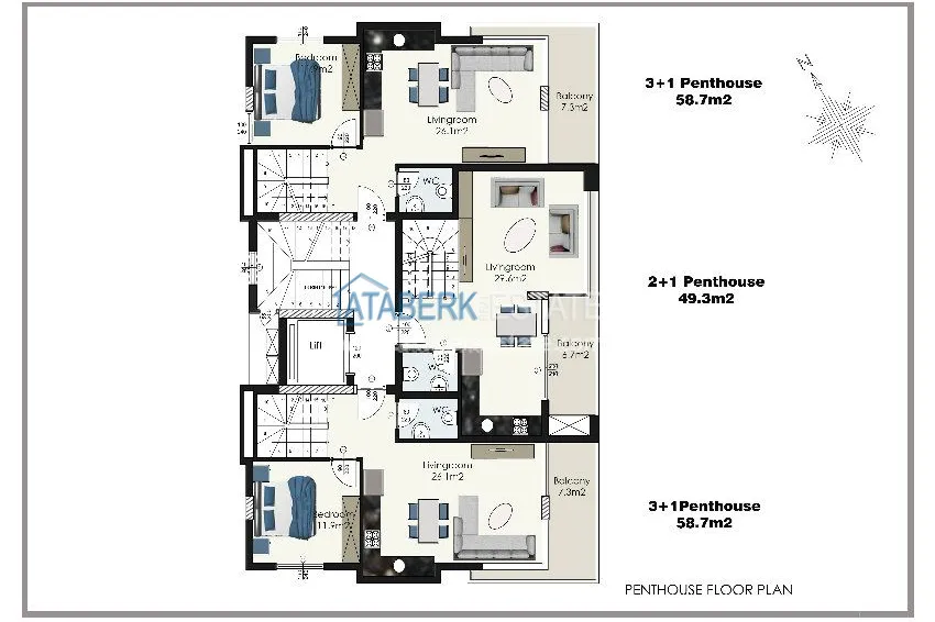 ТОРОПИТЕСЬ! Новый проект на стадии строительства на пляже Клеопатры! 19 