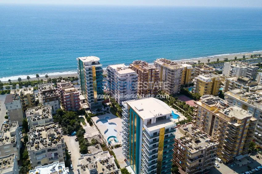Beachfront studio with furniture in the new complex  1 