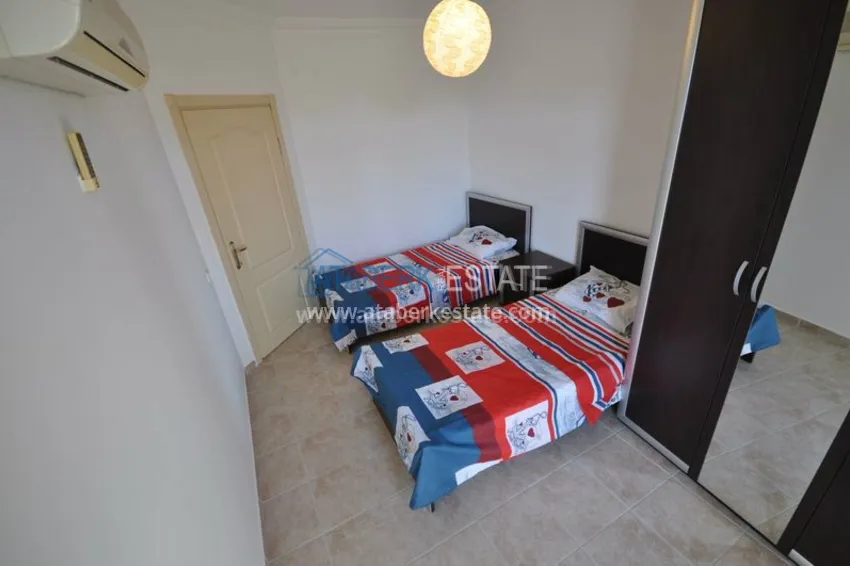 Квартира в европейском комплексе в центре Алании у пляжа Клеопатры 6 