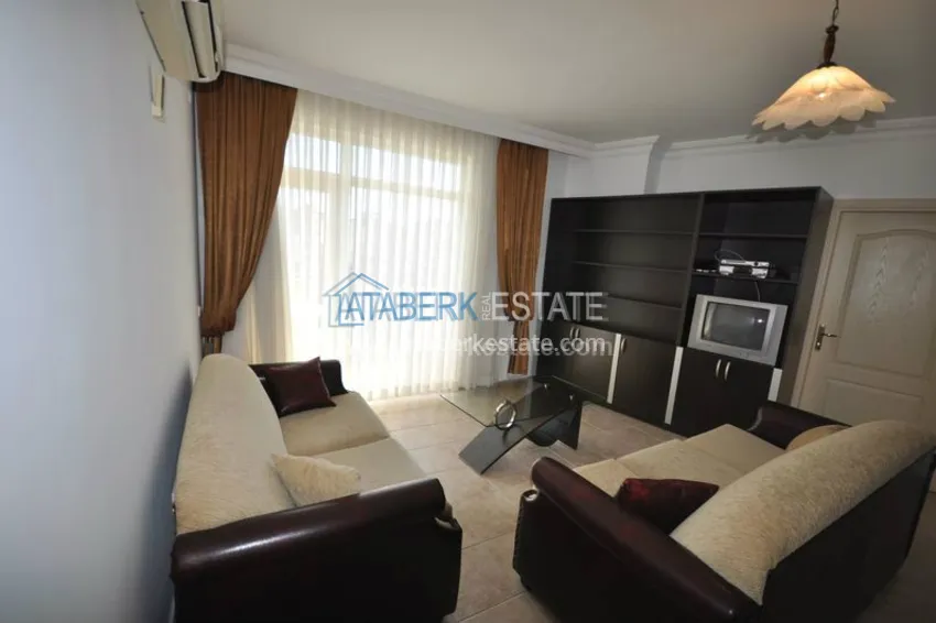 Квартира в европейском комплексе в центре Алании у пляжа Клеопатры 10 