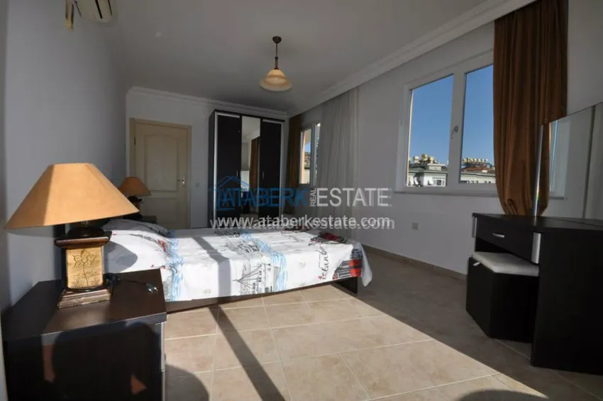 Квартира в европейском комплексе в центре Алании у пляжа Клеопатры 13 