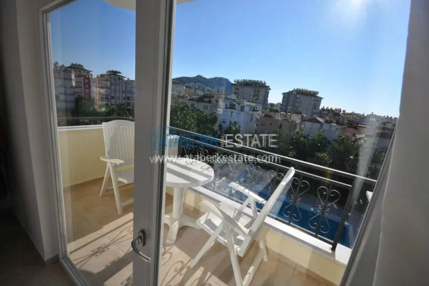 Квартира в европейском комплексе в центре Алании у пляжа Клеопатры 14 