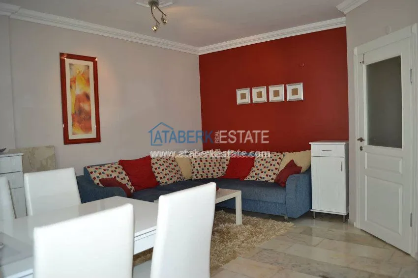 Квартира с ремонтом на первой береговой линии в Махмутларе 30 