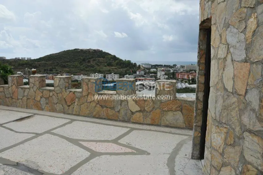 Villa-Castle, located off the coast of the Mediterranean sea 5 