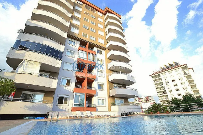 Просторная квартира с видом на море в Махмутлар. 20 