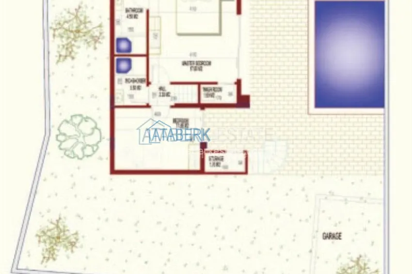 От компании AtaberkEstate на продаже квартира 1+1 в комплексе Кристал Гарден 3 