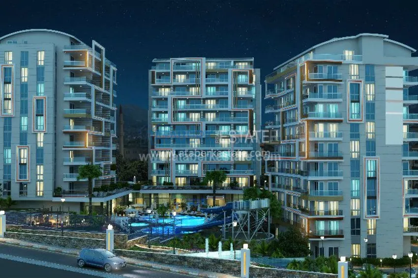 Luxury residential complex in Tosmur, located just 200 meters from the sea, at the best prices! 41 