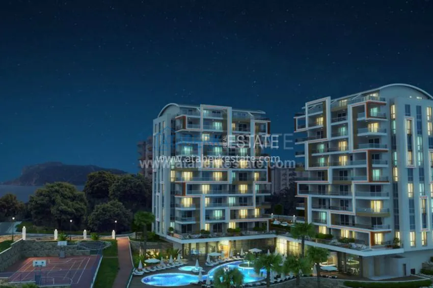 Luxury residential complex in Tosmur, located just 200 meters from the sea, at the best prices! 43 