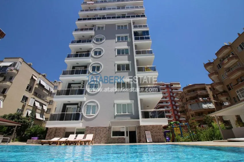 Меблированная квартира 1+1 в районе Махмутлар 1 