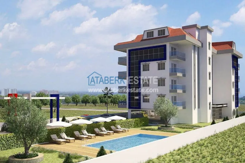 New residential complex by the sea in Kestel 5 