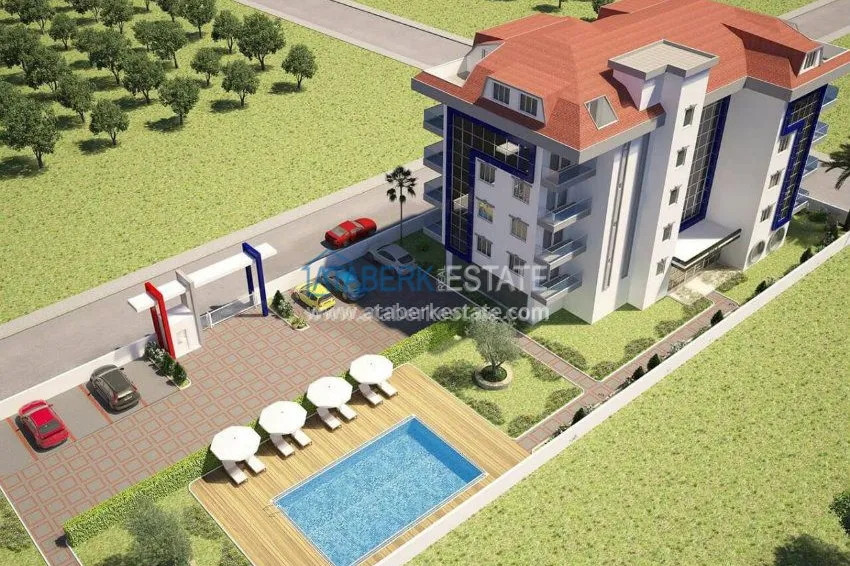 New residential complex by the sea in Kestel 8 