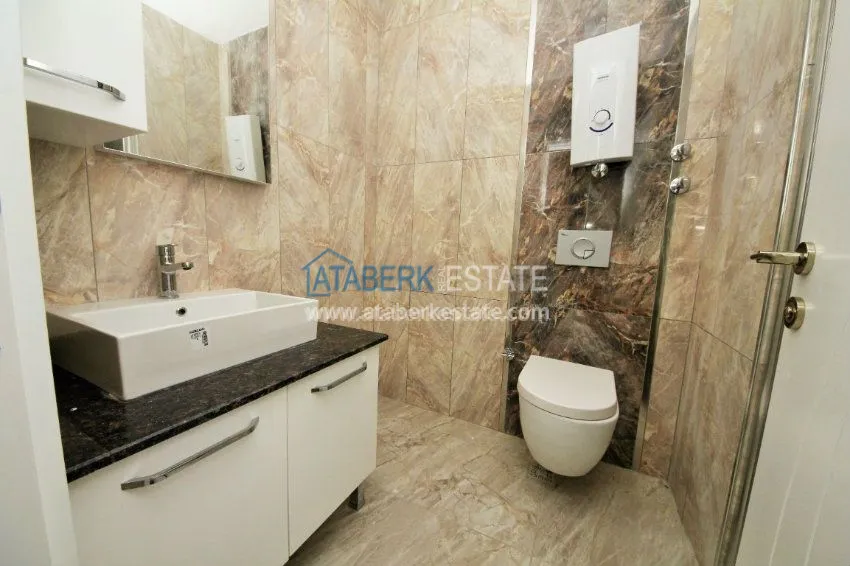 1+1 apartment in the new complex in Kestel 16 