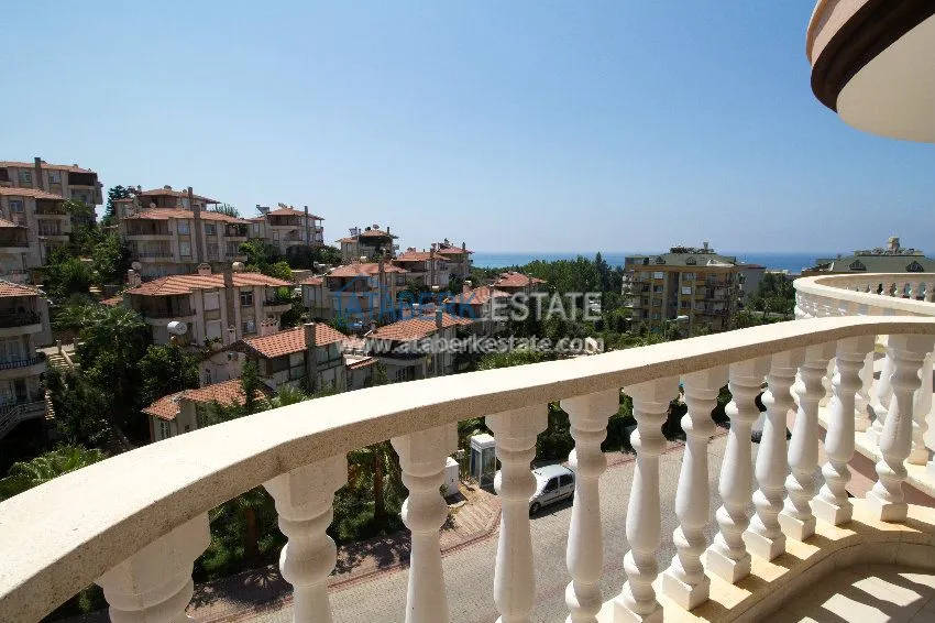 3+1 penthouse in Kestel 9 