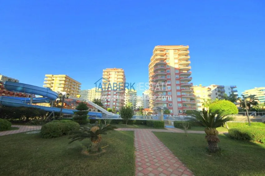 Furnished beachfront 2+1 apartment in Mahmutlar 6 