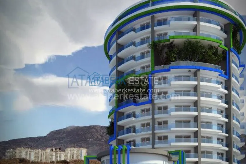 Жилой комплекс на этапе строительства необычного дизайна от застройщика 21 