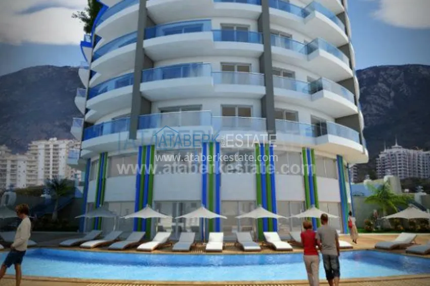 Жилой комплекс на этапе строительства необычного дизайна от застройщика 22 