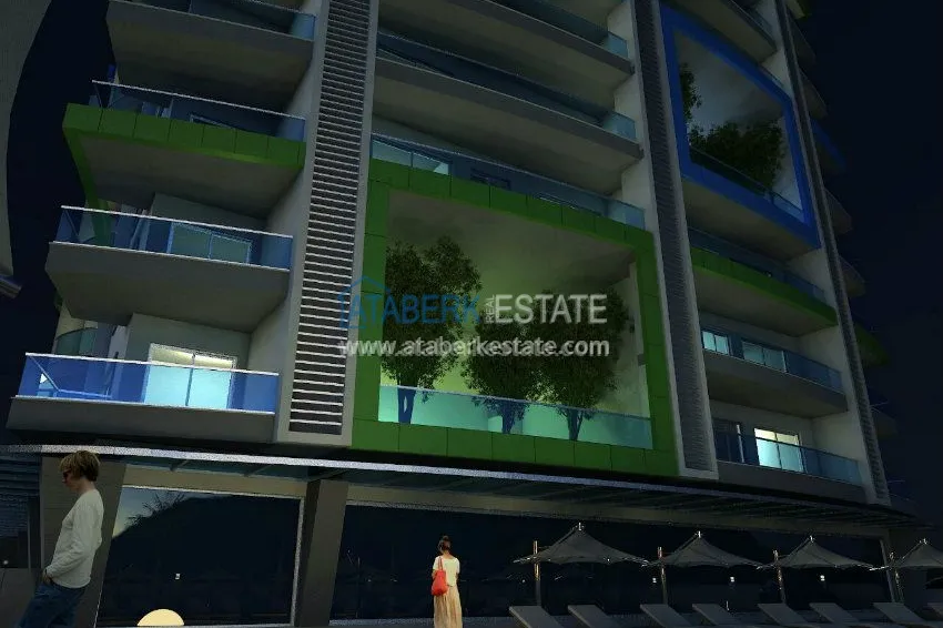 Новый комплекс интересного дизайна в Махмутларе 5 