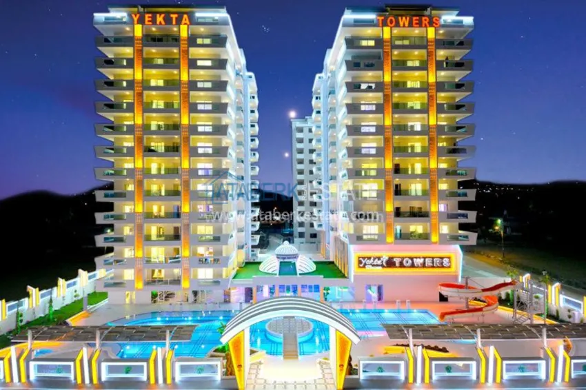 Роскошные меблированные апартаменты с двумя спальнями. 1 