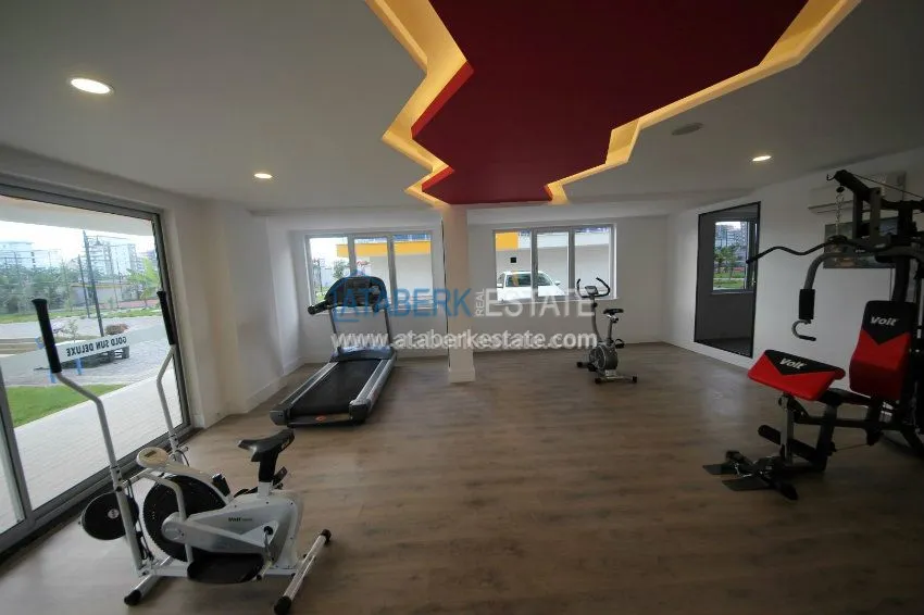 Апартаменты 1+1 в новом комлексе популярного района Махмутлар. 13 