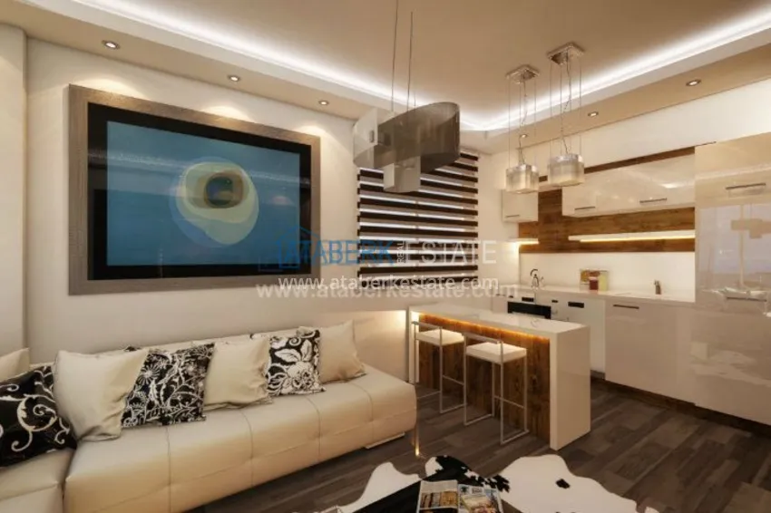 Солнечная квартира 2+1 в Махмутларе 11 