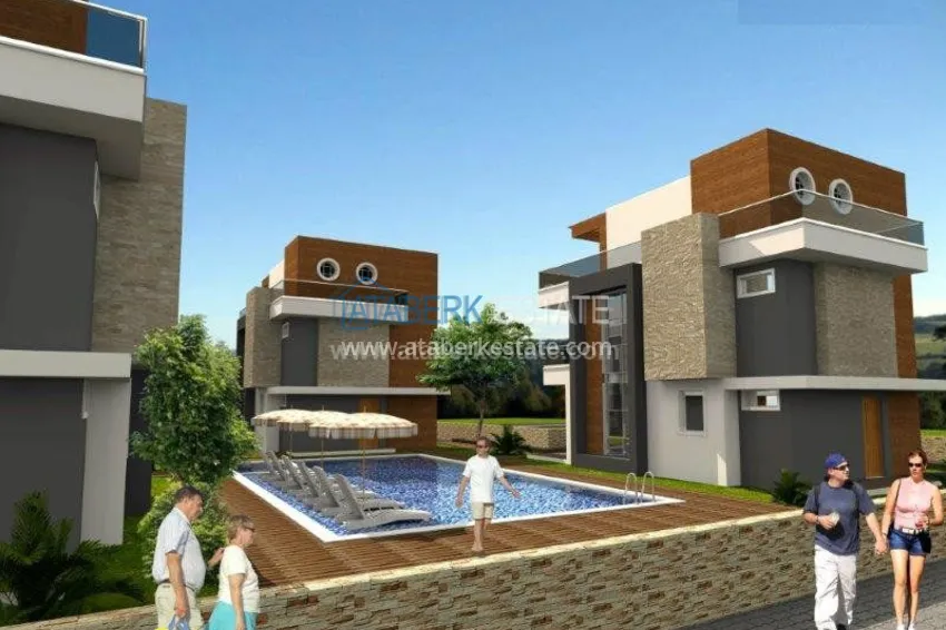 Виллы в популярном районе всего в 250 метрах от моря с гибкими условиями оплаты 5 