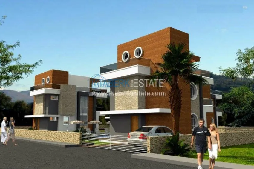 Виллы в популярном районе всего в 250 метрах от моря с гибкими условиями оплаты 7 