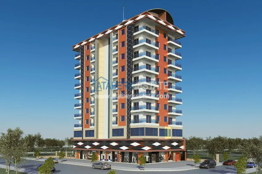 Комплекс на завершающей стадии строительства с собственным пляжем в Алании 19 