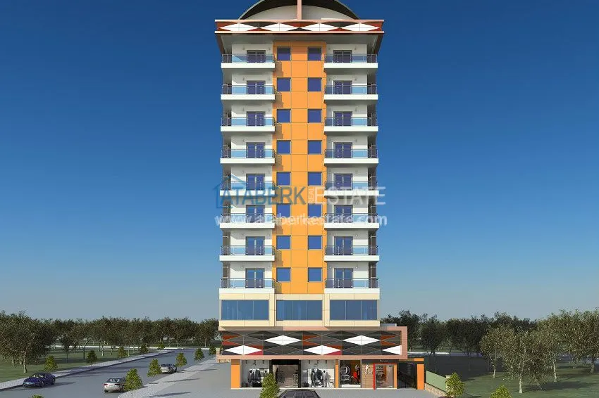 Комплекс на завершающей стадии строительства с собственным пляжем в Алании 23 