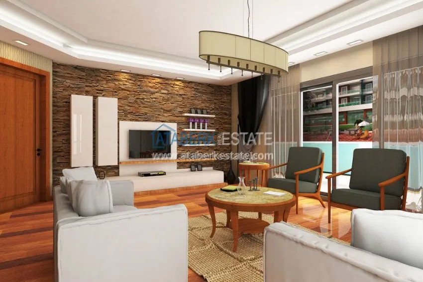 Apartments in the modern complex in Oba 5 