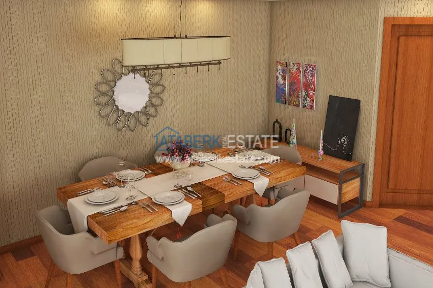 Apartments in the modern complex in Oba 6 