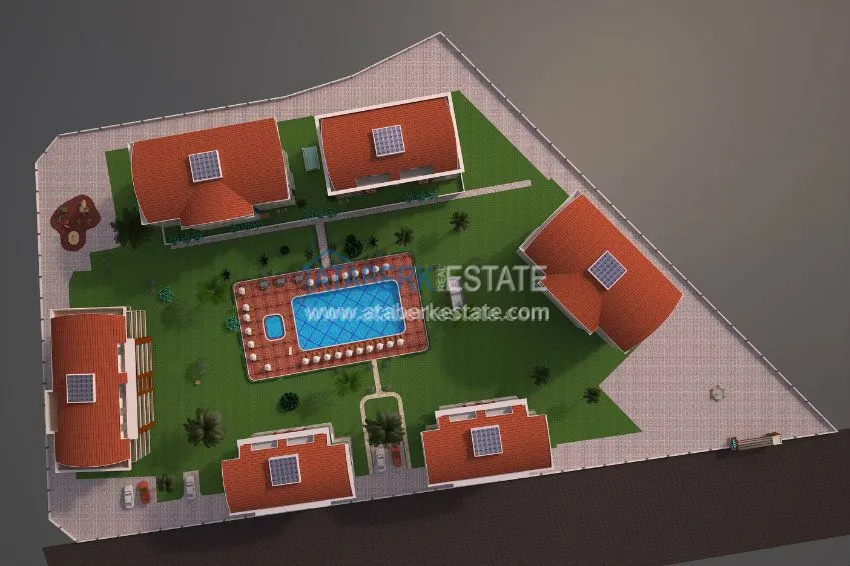 Apartments in the modern complex in Oba 7 