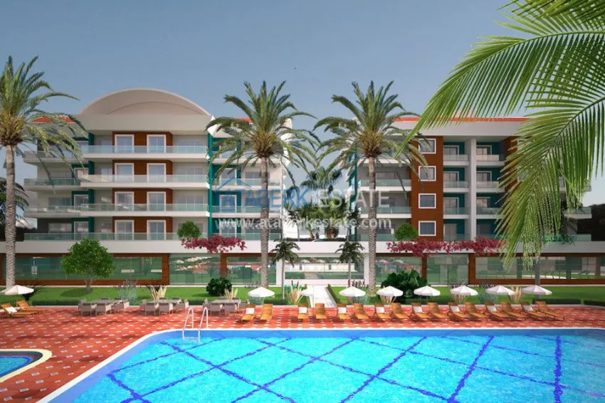 Apartments in the modern complex in Oba 1 