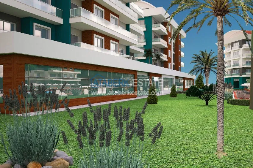 Apartments in the modern complex in Oba 14 