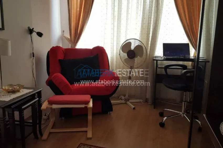 Двухкомнатные апартаменты в центре Алании 5 