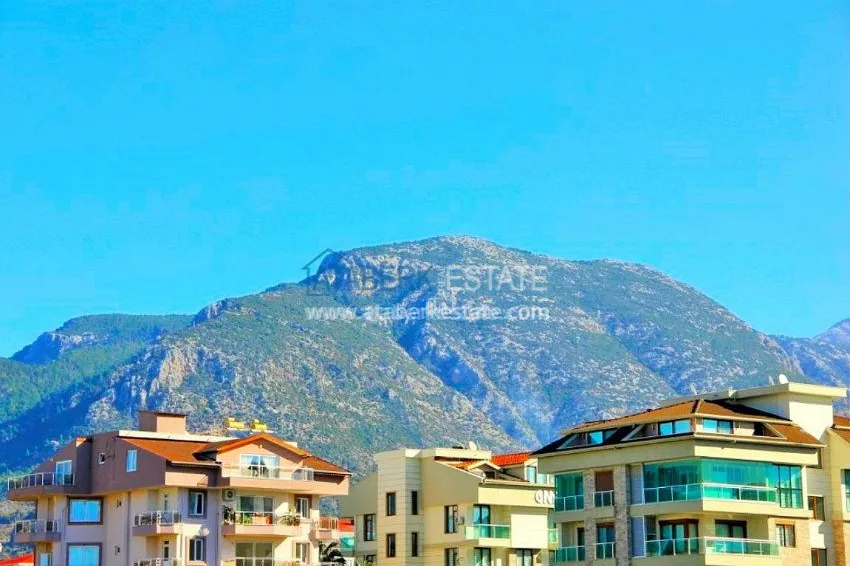 1+1 apartment in the new complex in Kestel 23 