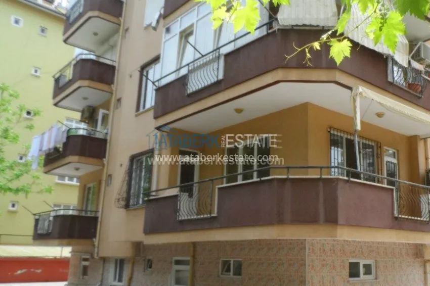 Квартира с двумя спальнями в центре города Алания. 1 