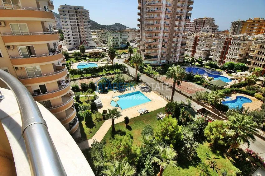 Просторная квартира 2+1 с видом на море от собственника в Махмутларе 5 