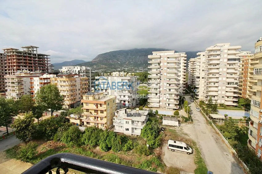 3+1 c частичным видом на море в Махмутларе 20 