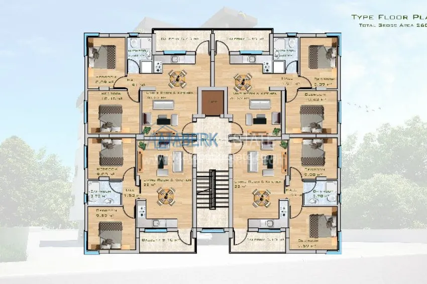 Комфортабельные апартаменты на Северном Кипре. 6 