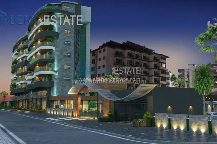 Elite beachfront residential complex in Alanya 2 